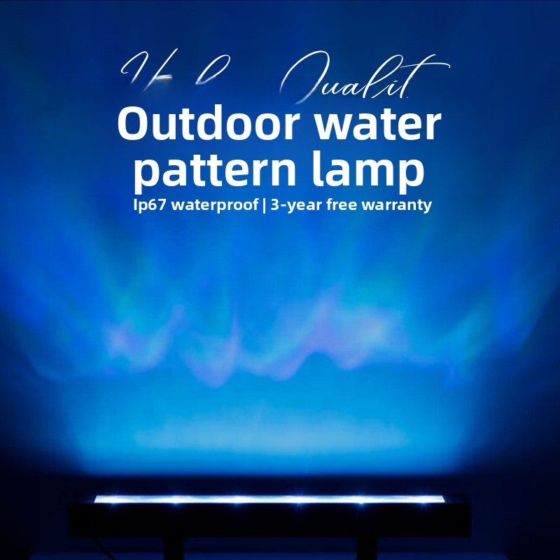 DMX512rgbw 1000mm IP65 80W 3D Decorative LED Wall Washer Light Outdoor Water Pattern Lamp with Aluminum Body