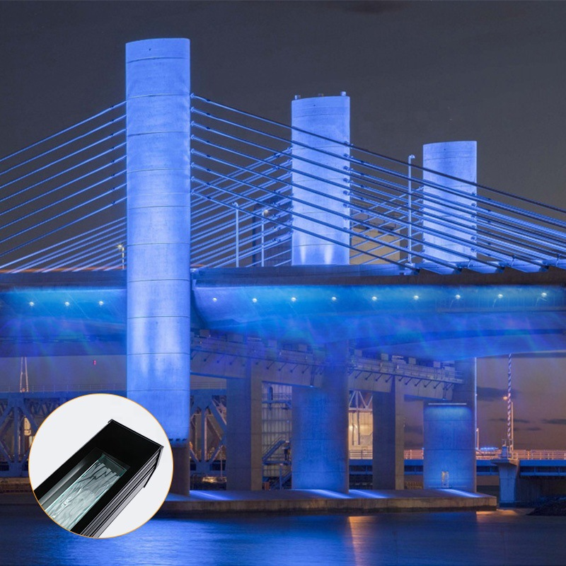 DMX512rgbw 1000mm IP65 80W 3D Decorative LED Wall Washer Light Outdoor Water Pattern Lamp with Aluminum Body