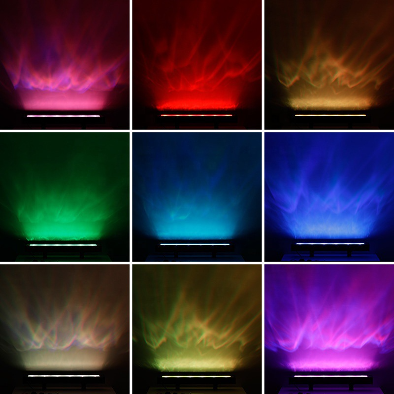 DMX512rgbw 1000mm IP65 80W 3D Decorative LED Wall Washer Light Outdoor Water Pattern Lamp with Aluminum Body